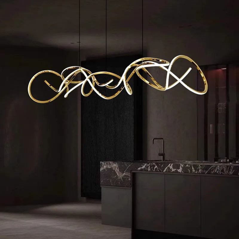 Modern design LED chandelier ideal for interior decor