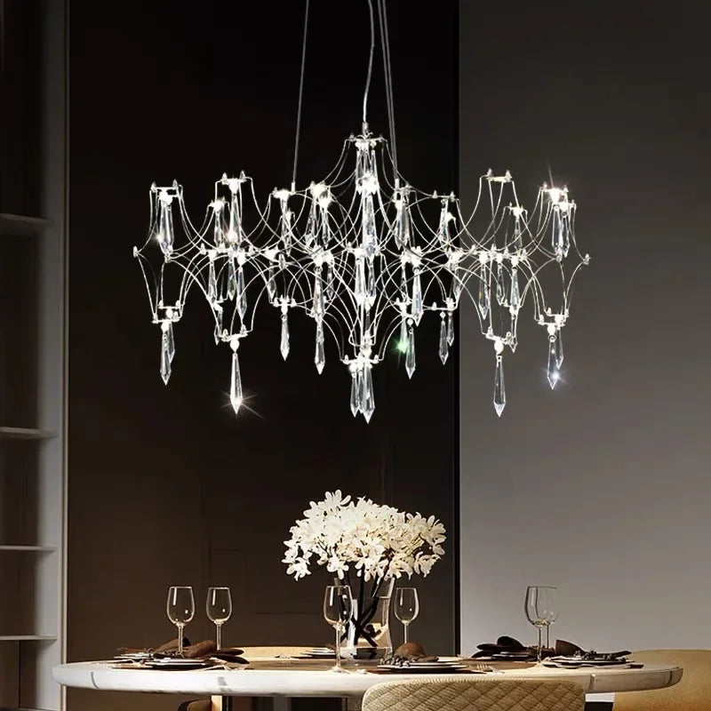 Modern crystal chandelier for elegant interior décor