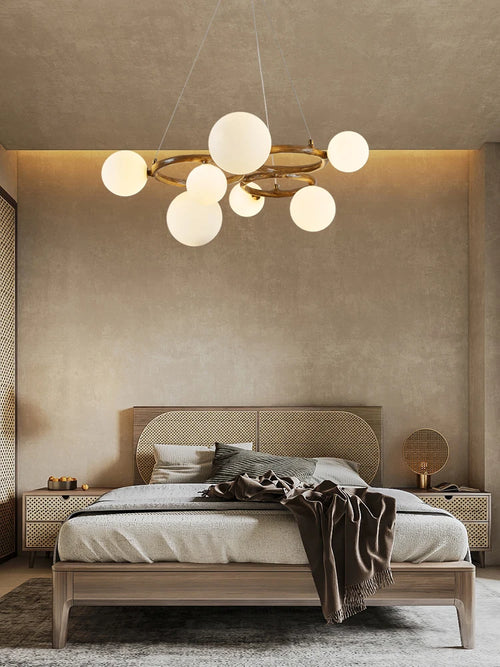Wabi sabi pendant chandelier for stylish interior decoration - vue 3 sur 9