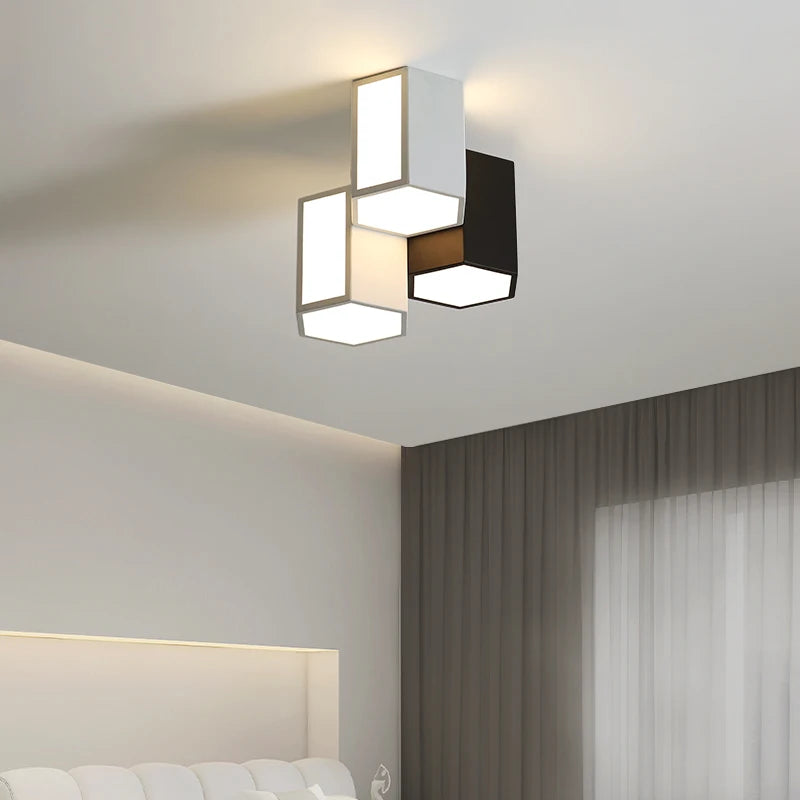 Nordic creative acrylic LED ceiling light for indoor decorative lighting