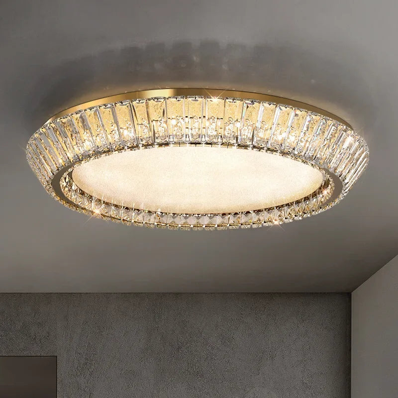 Nordic luxury crystal ceiling light for interior decoration
