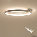 Modern LED ceiling light with remote control for stylish indoor lighting