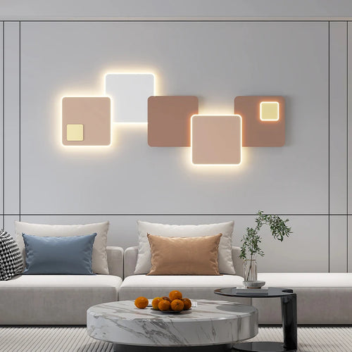 Modern LED wall light creative design for decorative ambience - vue 2 sur 8
