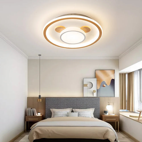 Nordic cartoon LED ceiling lights indoor art decoration - vue 5 sur 11