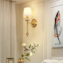 Nordic style decorative copper LED wall light for loft