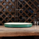 round sand flower pot for retro bonsai and succulents