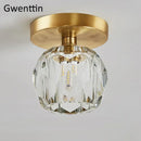 Modern crystal ceiling light for elegant interior decoration
