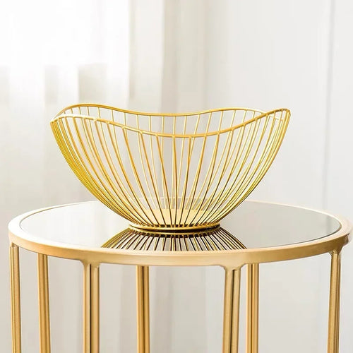 Modern iron fruit basket for storage and display - vue 2 sur 11