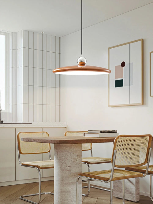Designer flying saucer pendant light for modern decor - vue 3 sur 10