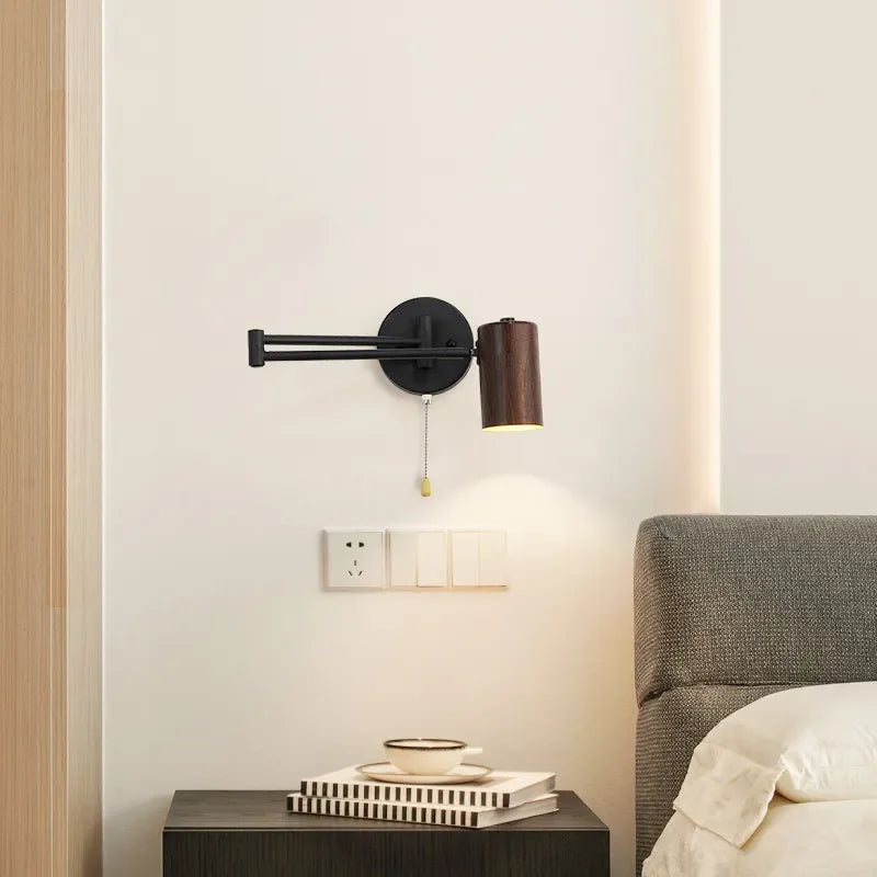 Nordic swivel bedside lamp for reading and study - vue 3 sur 12