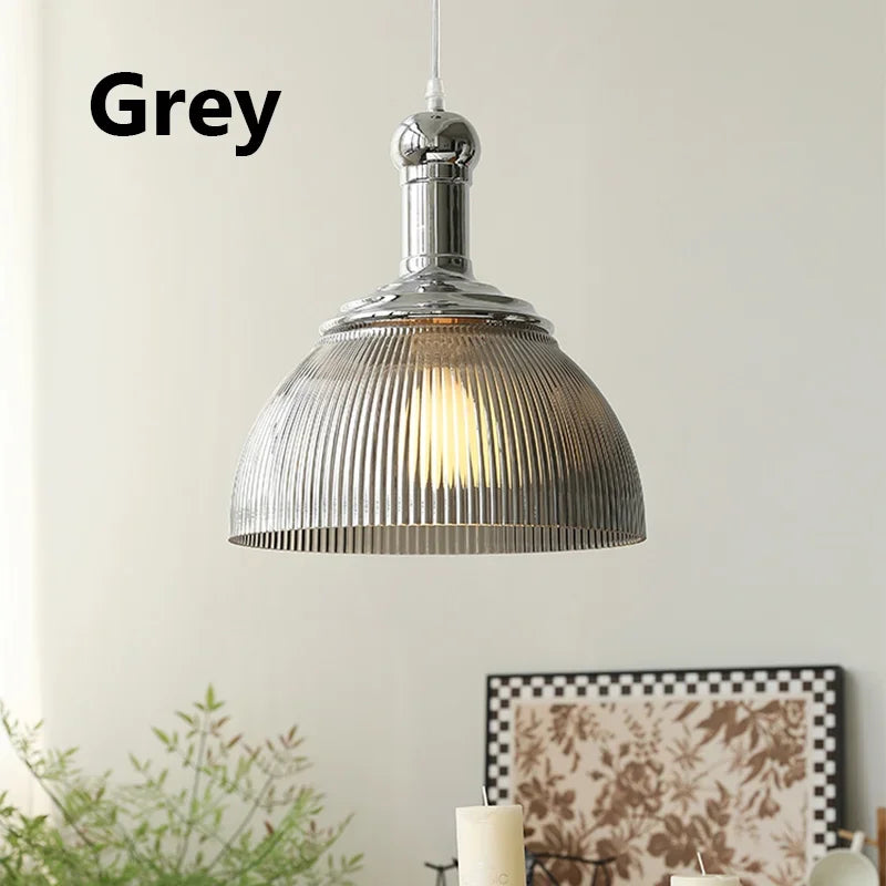 Vintage glass chandelier for retro and elegant decor