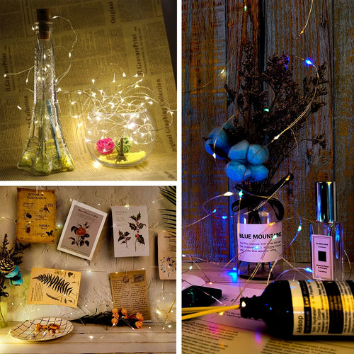 LED string lights with remote control for parties and decorations - vue 5 sur 12