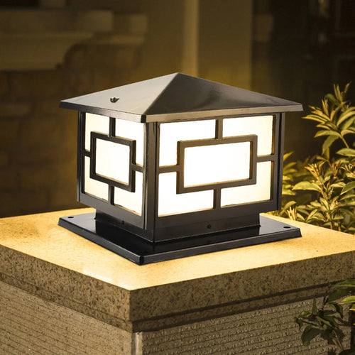 lampe extérieure rétro pour jardin et cour étanche - vue 8 sur 8