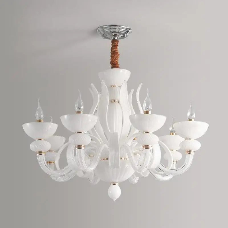Chic nordic designer chandelier for modern and elegant lighting - vue 3 sur 8