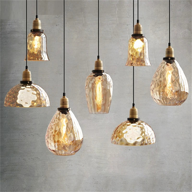 Modern glass pendant light for ceiling lighting