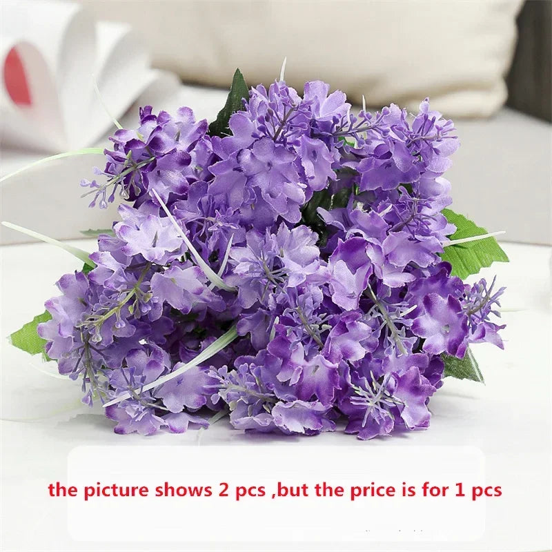 Artificial hyacinth bouquet for elegant floral decoration