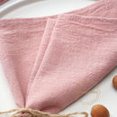 Vintage rustic washed cotton table napkin