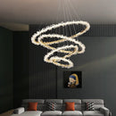 Luxury Nordic crystal chandelier for modern decor