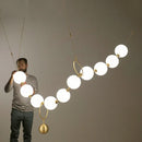 Nordic acrylic LED chandelier for home decor