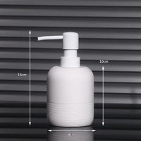 luxury bathroom stoneware emulsion bottle