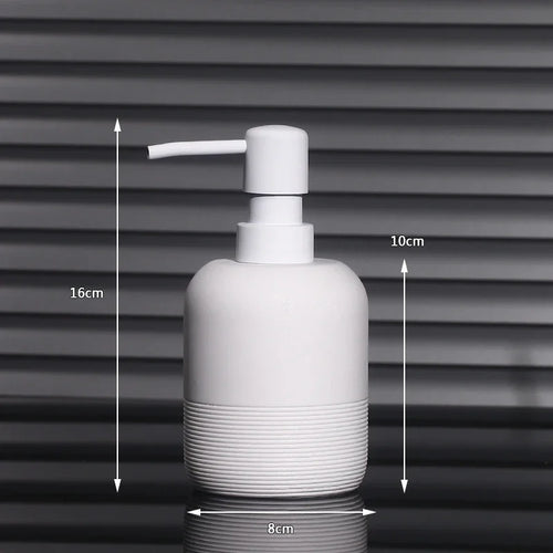 luxury bathroom stoneware emulsion bottle