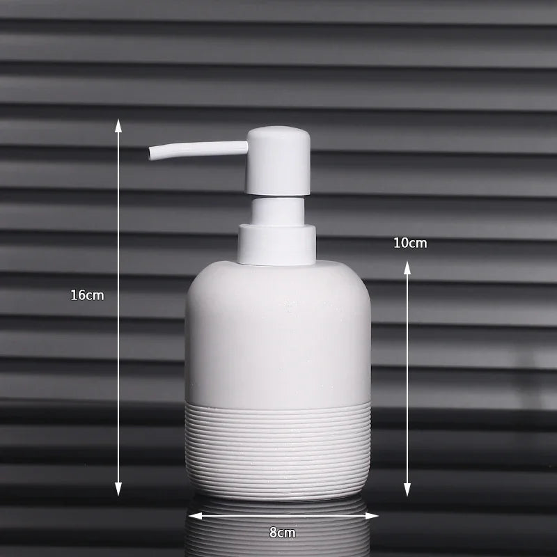 luxury bathroom stoneware emulsion bottle