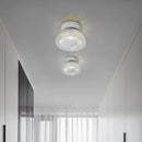 Italian horn design iron LED wall light for interior decoration