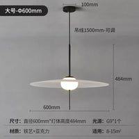 Nordic design flying saucer pendant light for cafés and bars