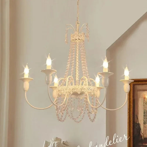 French style crystal chandelier for princess bedroom