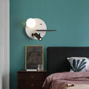 led wall light with usb charging for mobile phone