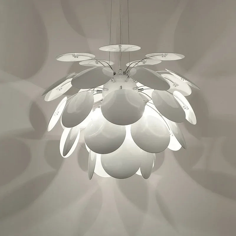 Modern glass pine cone chandelier for interior decoration - vue 5 sur 9