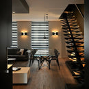 Art deco metal wall light for an elegant interior