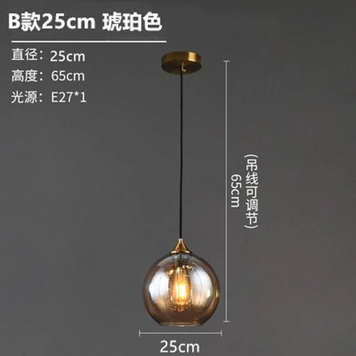 Nordic designer glass chandelier for interior decoration - vue 24 sur 26