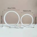 Round USB LED lamp with continuous dimming
