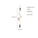Modern artistic acrylic LED chandelier pendant light