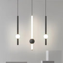 Long bar LED chandelier pendant light