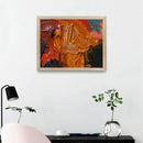Wooden photo frame for art and DIY home decoration