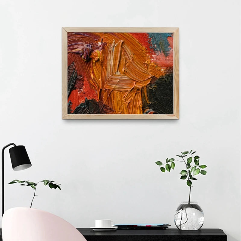 Wooden photo frame for art and DIY home decoration - vue 6 sur 6