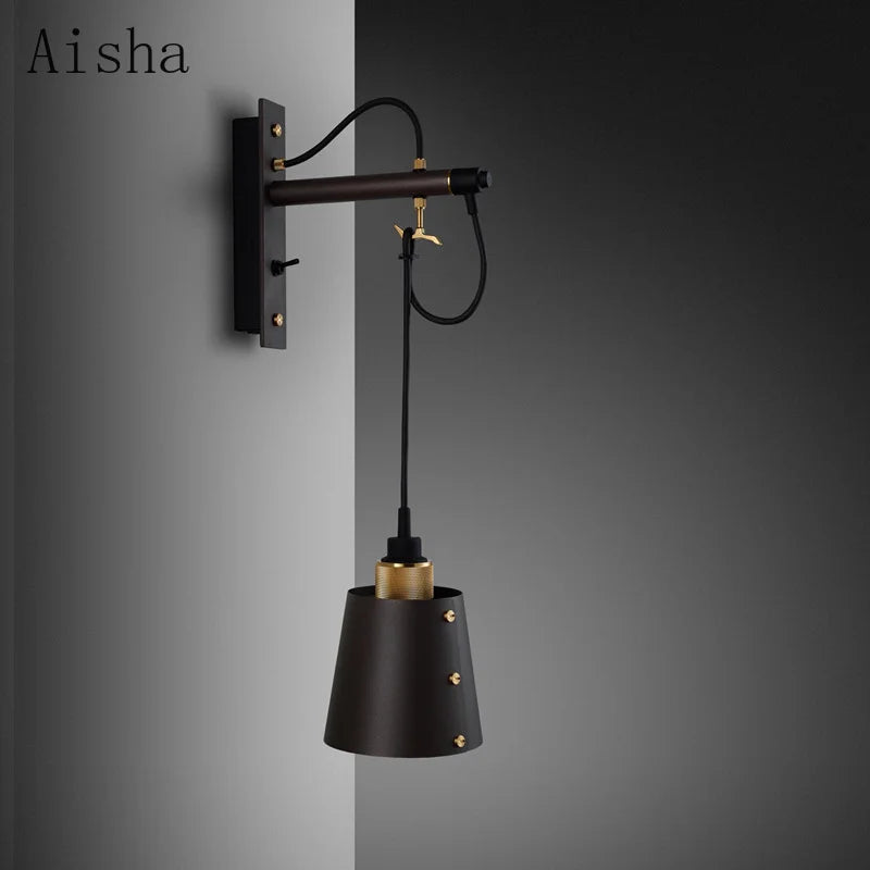 Nordic designer wall light with modern LED illumination