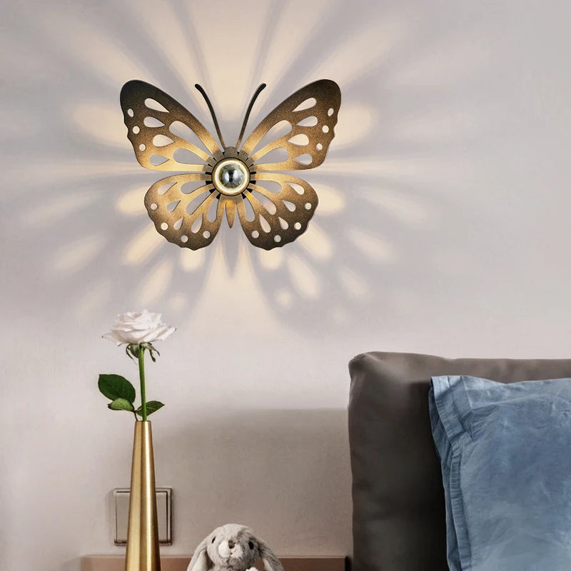 Decorative nordic iron LED wall light for stylish interiors
