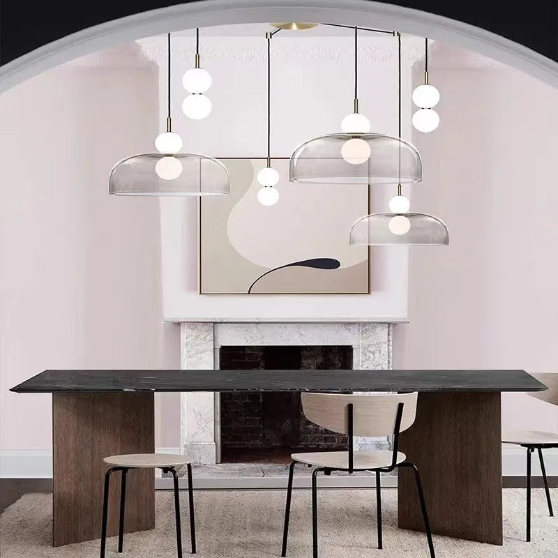 Designer glass pendant light for modern and elegant décor