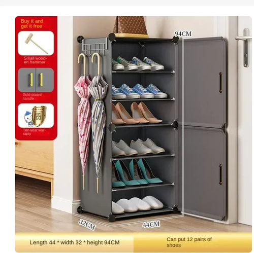 modern foldable cabinet for shoe storage at home