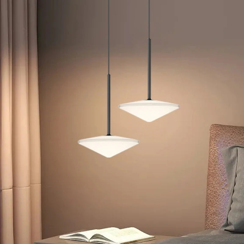 Postmodern design glass pendant light for interior decor - vue 3 sur 10