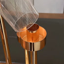Set of 10 metal candle holders for wedding decorations