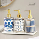 luxury ceramic soap dispenser for hotel refillable