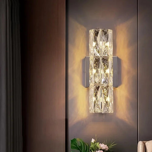 Luxury crystal wall light for villa high-end - vue 5 sur 9