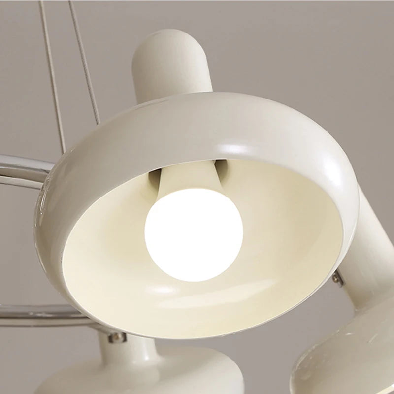 Bauhaus LED pendant chandelier for dining table - vue 6 sur 8