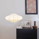 Creative silk pendant light wabi sabi style