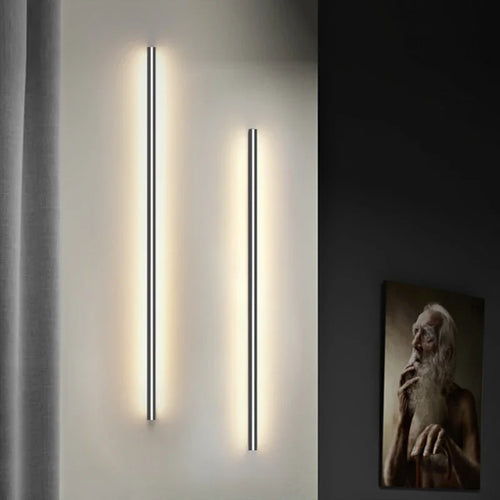 Modern LED wall light with dimmer switch for decor - vue 4 sur 22