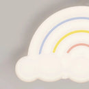Rainbow cloud ceiling light for children's room modern decor
